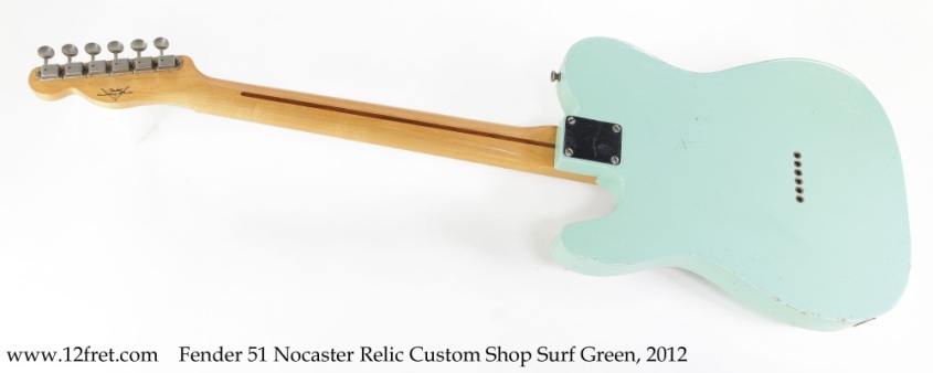 Fender 51 NoCaster Relic Custom Shop Surf Green, 2012