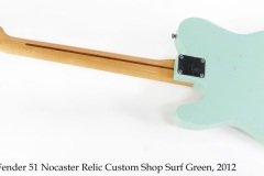 Fender 51 NoCaster Relic Custom Shop Surf Green, 2012