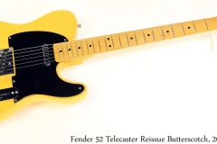 Fender 52 Telecaster Reissue Butterscotch, 2000 Full Front View