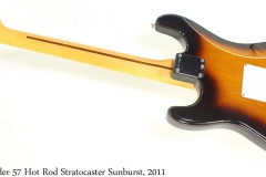 Fender 57 Hot Rod Stratocaster Sunburst, 2011 Full Rear View