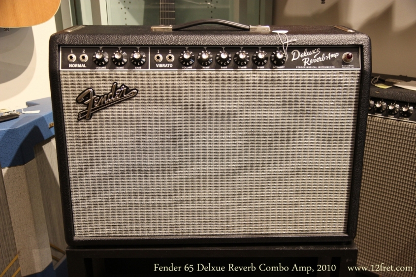 Fender 65 Delxue Reverb Combo Amp, 2010  Full Front View