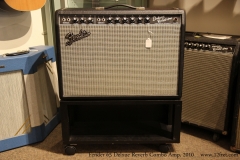 Fender 65 Delxue Reverb Combo Amp, 2010  Front with Stand