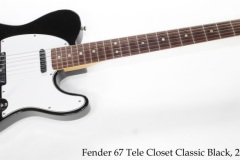 Fender 67 Tele Closet Classic Black, 2005 Full Front View