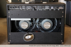Fender 68 Custom Vibrolux Reverb Amp, 2014 Full Rear View