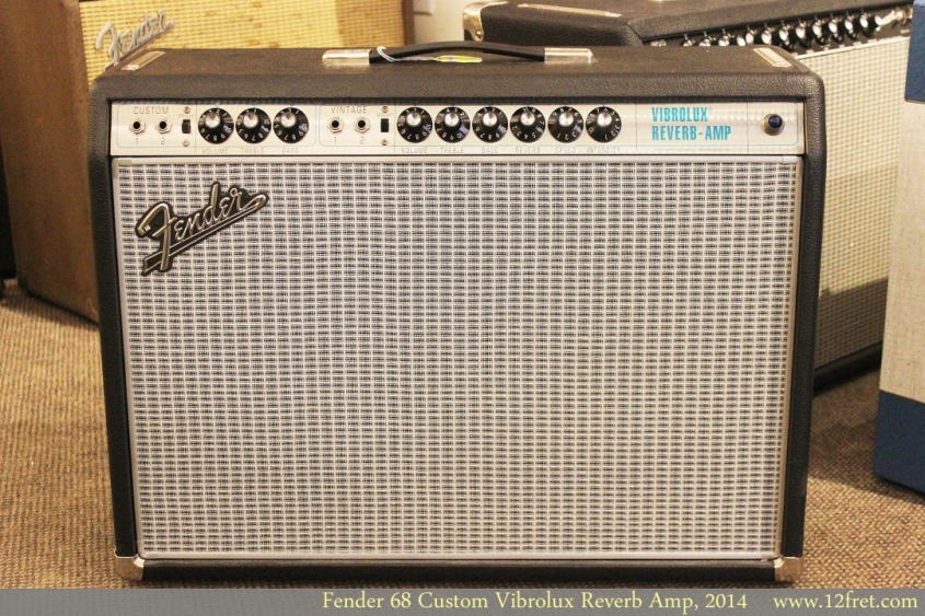 Fender 68 Custom Vibrolux Reverb Amp, 2014 Full Front View