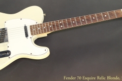 Fender 70 Esquire Relic Blonde, 2008 Full Front View