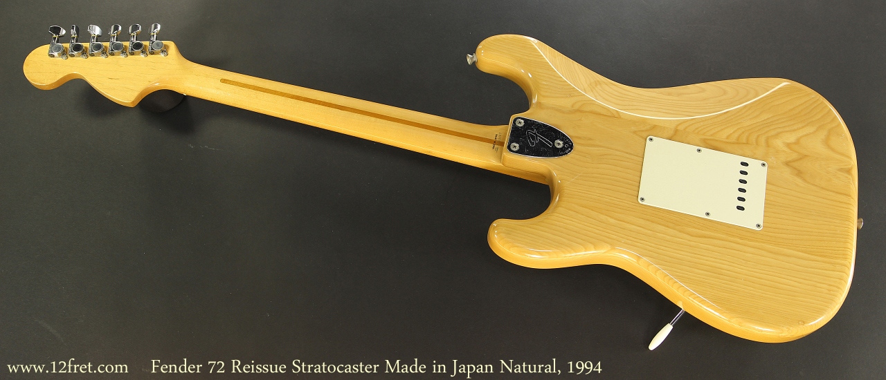 Fender 72 Reissue Stratocaster MIJ Natural, 1994 | www.12fret.com