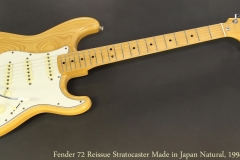 Fender 72 Reissue Stratocaster Made in Japan Natural, 1994 Full Front View