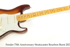 Fender 75th Anniversary Stratocaster Bourbon Burst 2021 Full Front View