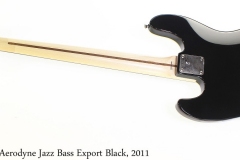 Fender Aerodyne Jazz Bass Export Black, 2011 Full Rear View