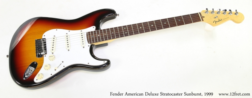 Fender American Deluxe Stratocaster Sunburst, 1999   Full Front View