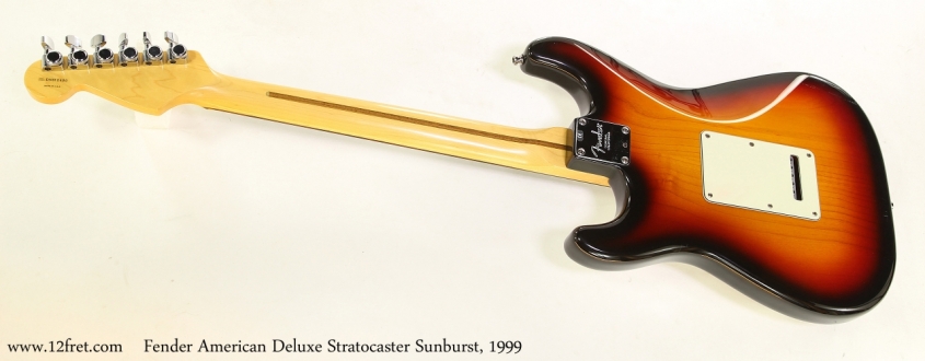 Fender American Deluxe Stratocaster Sunburst, 1999   Full Rear View