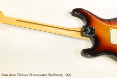 Fender American Deluxe Stratocaster Sunburst, 1999   Full Rear View