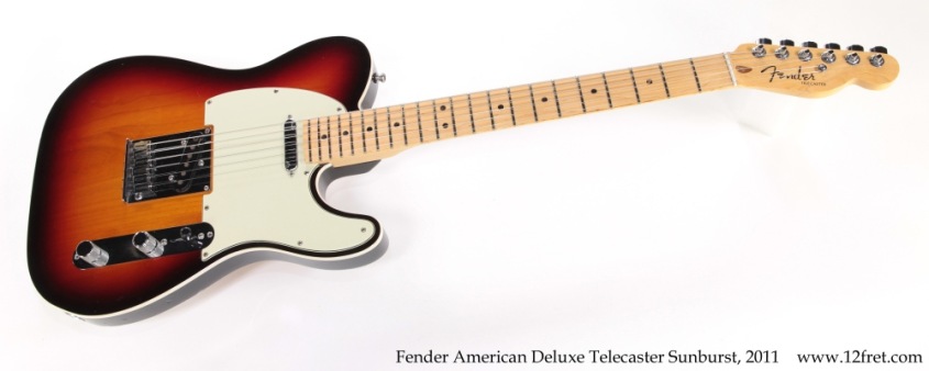 Fender American Deluxe Telecaster Sunburst, 2011 Full Front View