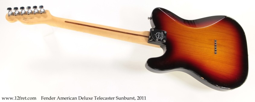 Fender American Deluxe Telecaster Sunburst, 2011 Full Rear View