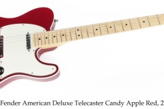 Fender American Deluxe Telecaster Candy Apple Red, 2013 Full Front View