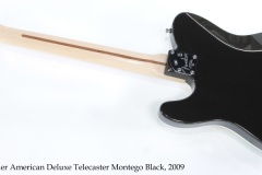 Fender American Deluxe Telecaster Montego Black, 2009 Full Rear View