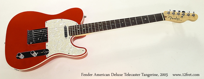 Fender American Deluxe Telecaster Tangerine, 2005 Full Front View
