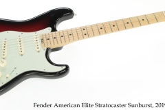 Fender American Elite Stratocaster Sunburst, 2019 Full Front View