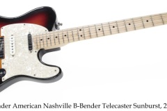 Fender American Nashville B-Bender Telecaster Sunburst, 2009 Full Front View