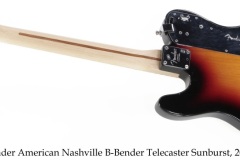 Fender American Nashville B-Bender Telecaster Sunburst, 2009 Full Rear View