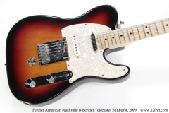 Fender American Nashville B-Bender Telecaster Sunburst, 2009 Top View