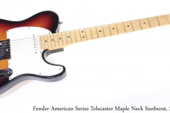 Fender American Series Telecaster Maple Neck Sunburst, 2000 Full Front View