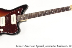 Fender American Special Jazzmaster Sunburst, 2013 Full Front View