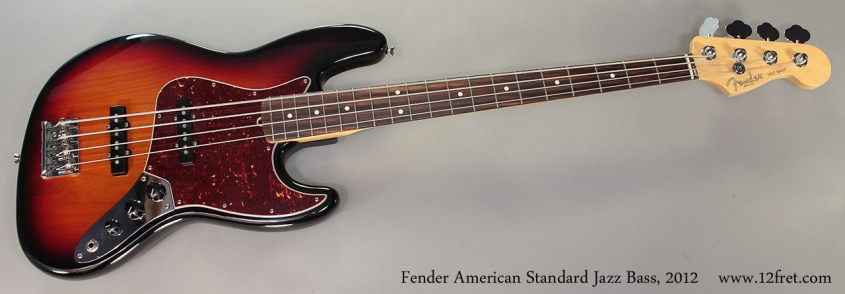 Fender American Standard Jazz Bass, 2012 Full Front View