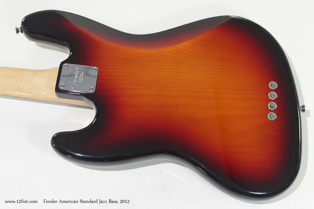 Fender American Standard Jazz Bass 2012 back