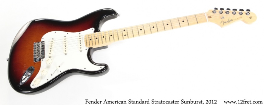 Fender American Standard Stratocaster Sunburst, 2012 Full Front View