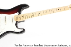 Fender American Standard Stratocaster Sunburst, 2012 Full Front View