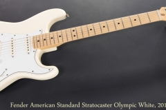 Fender American Standard Stratocaster Olympic White, 2017 Full Front View