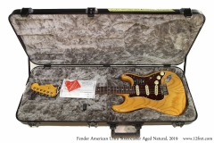 Fender American Ultra Stratocaster Aged Natural, 2019 Case Open View