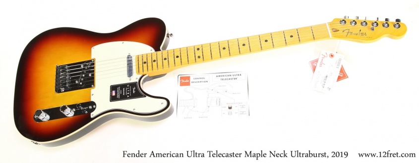 Fender American Ultra Telecaster Maple Neck Ultraburst, 2019 Full Front View