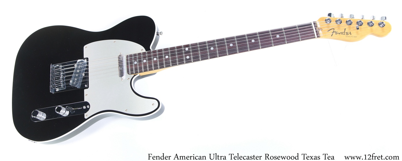 Fender American Ultra Telecaster Rosewood Texas Tea Full Front View