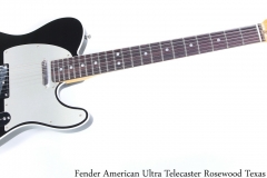 Fender American Ultra Telecaster Rosewood Texas Tea Full Front View