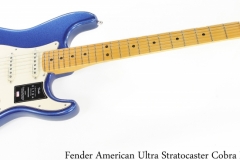 Fender American Ultra Stratocaster Cobra Blue Full Front View