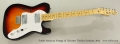 Fender American Vintage 72 Telecaster Thinline Sunburst, 2012 Full Front View