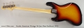 Fender American Vintage '64 Jazz Bass Sunburst, 2015 Full Rear View