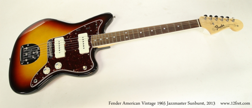 Fender American Vintage 1965 Jazzmaster Sunburst, 2013 Full Front View