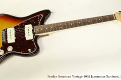 Fender American Vintage 1965 Jazzmaster Sunburst, 2013 Full Front View