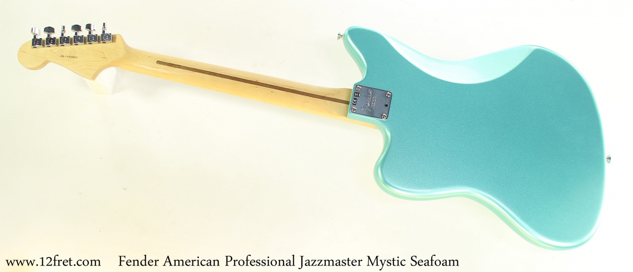 Fender American Professional Jazzmaster Mystic Seafoam Full Rear View