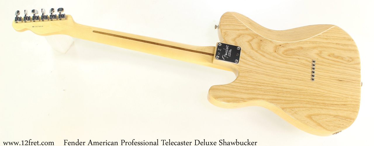 Fender American Professional Telecaster Deluxe Shawbucker Full Rear View