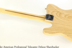 Fender American Professional Telecaster Deluxe Shawbucker Full Rear View