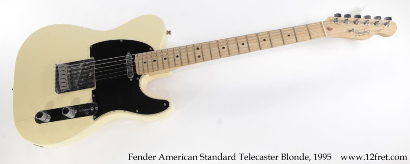 Fender American Standard Telecaster Blonde, 1995 Full Front View