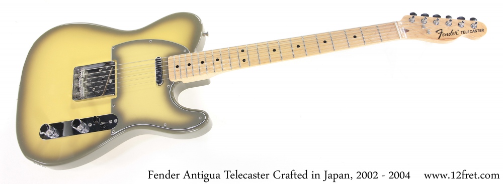 Fender Antigua Telecaster Crafted in Japan, 2002 - 2004 Full Front View