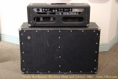 Fender Bandmaster Blackface Head and Cabinet, 1964   Full Rear View