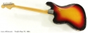 Fender Bass VI 1963 full rear view