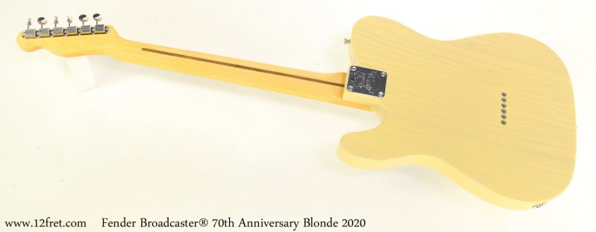 Fender Broadcaster® 70th Anniversary Blonde 2020 Full Rear View